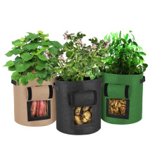 Promotion Outdoor Garden Tool  Double Vegetable Grow Bags 5 Gallon